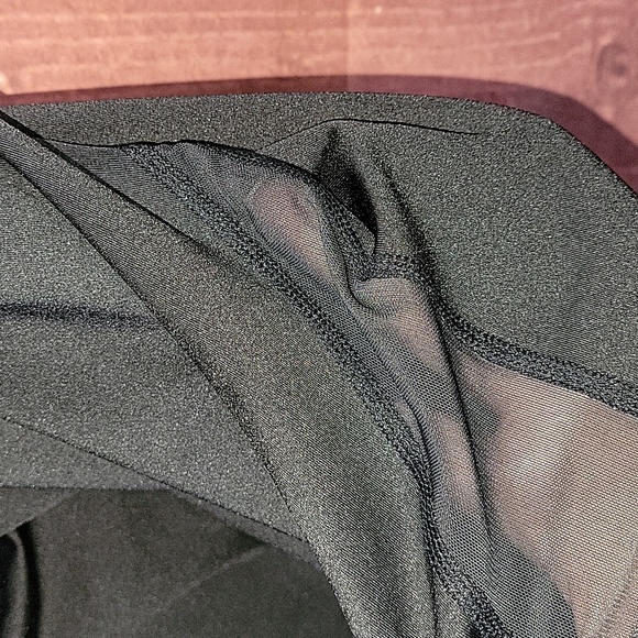 Pro Player Black Crop Work out Leggings with mesh size 3xl - Picture 10 of 11